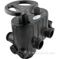 Valve d'eau de filtre multiport à source propre